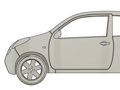Nissan micra k12 keychain