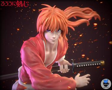 Himura Kenshin - Rurouni Kenshin Anime Figurine for 3d Printing