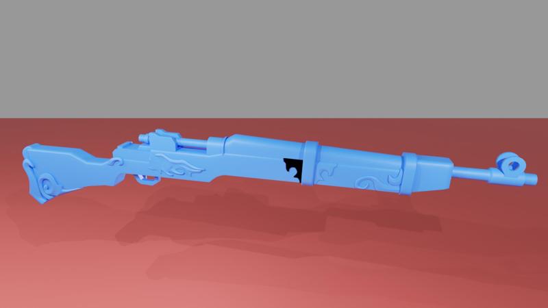 Hanekawa Blue Archive Gun
