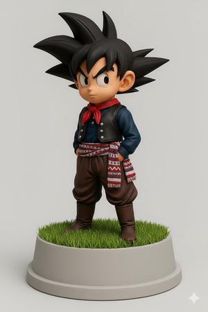 Goku Argentine Gaucho Version