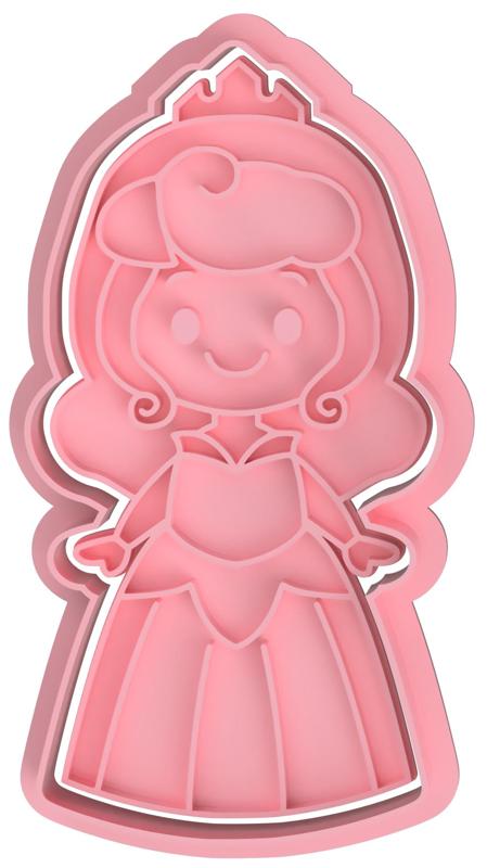 PRINCESS AURORA CUTTER FOR COOKIES AND FONDANT