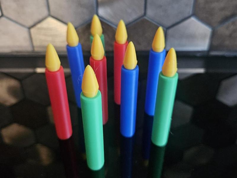 Birthday Candles for Play-Doh