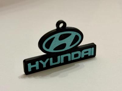 Hyundai Double-Sided Keychain