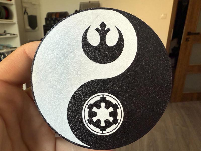 Star Wars Yin Yang coaster