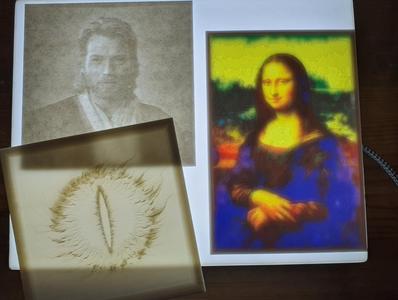 LED USB LightBox based on the CMYK Kit