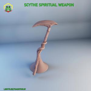 Scythe Spiritual Weapon - STL - RPG MINIATURE