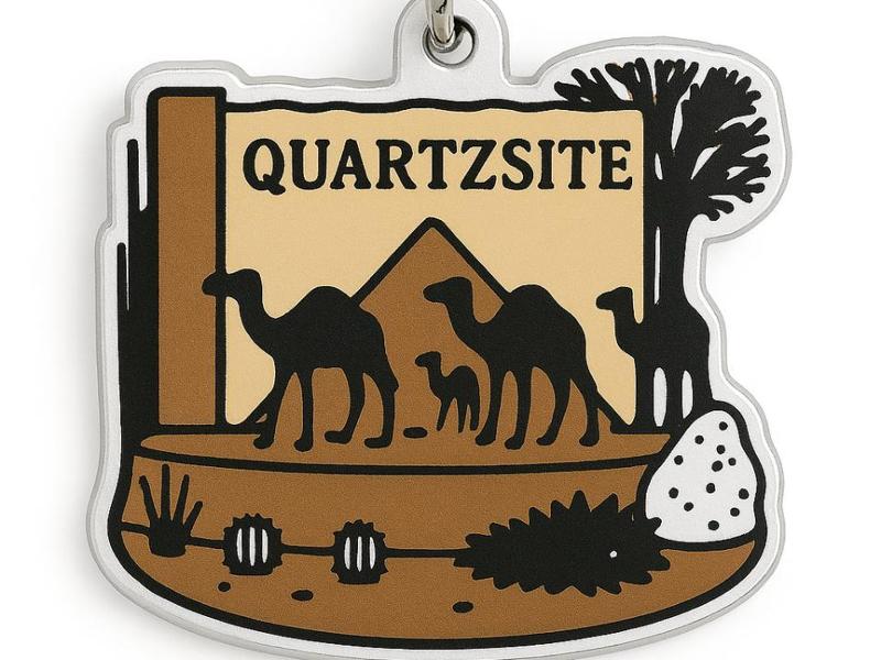 Quartzsite AZ Zipper Pull