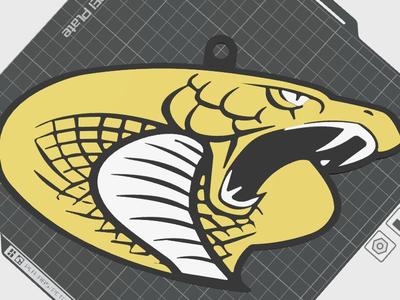 Harford Tech High School Large Chain Necklace