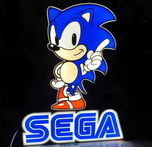 Lightbox sonic + sega