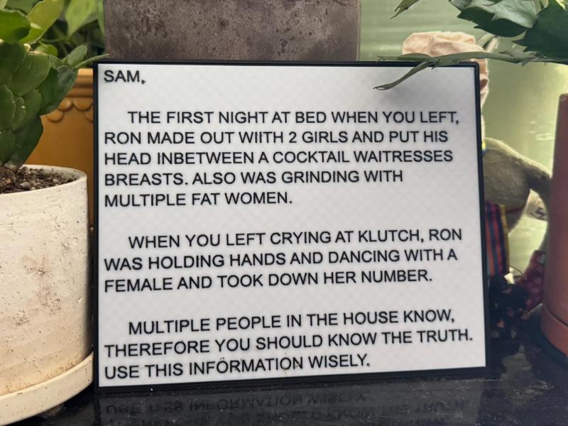 The Note from Jersey Shore Sign