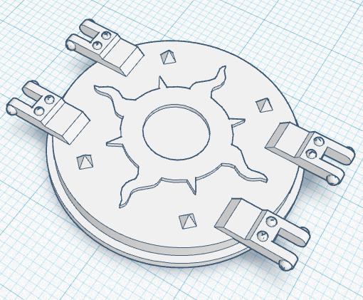 Grimdark Rhinoceros Door for the Psyker Marines