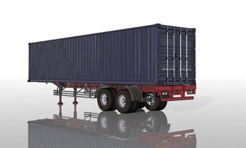 1:14 Scale RC Truck Functional Trailer & Container Box