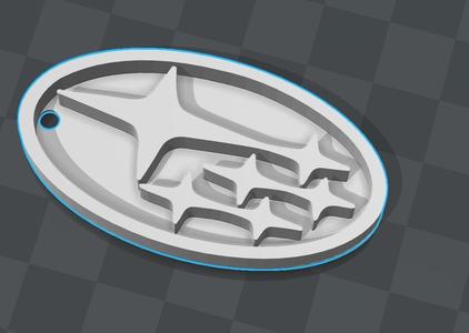 2 porte clef subaru