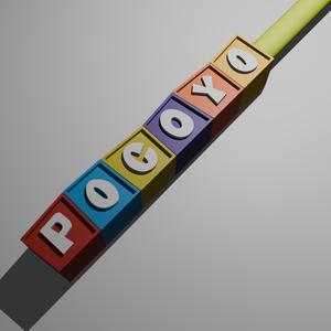 pocoyo fan art pen topper pencil / pen decoration