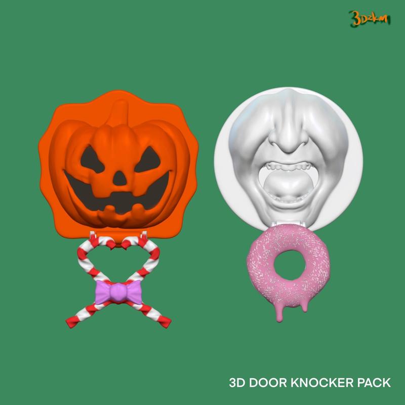 Door Knocker pack “ Hallowen and Donut”