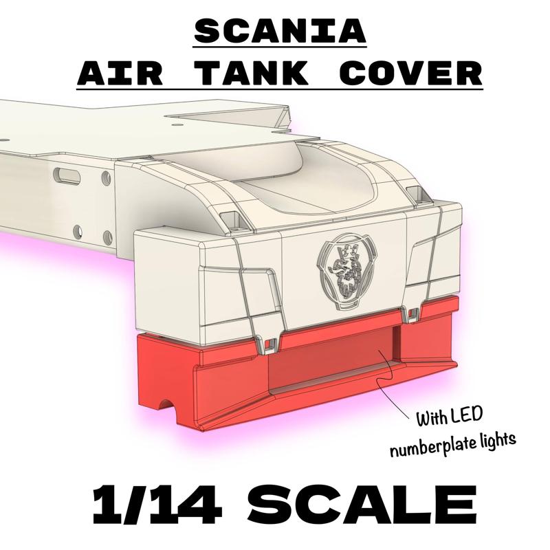 1/14 Scania air tank cover
