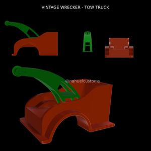 VINTAGE WRECKER - TOW TRUCK