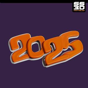 2025 3D text stl for 3dprinting