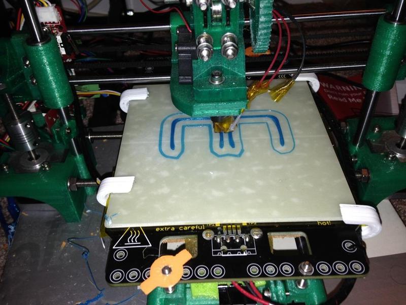 Portabee printer plate clips
