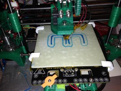 Portabee printer plate clips