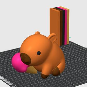 CAPIBARA - STL & 3mf Multicolor