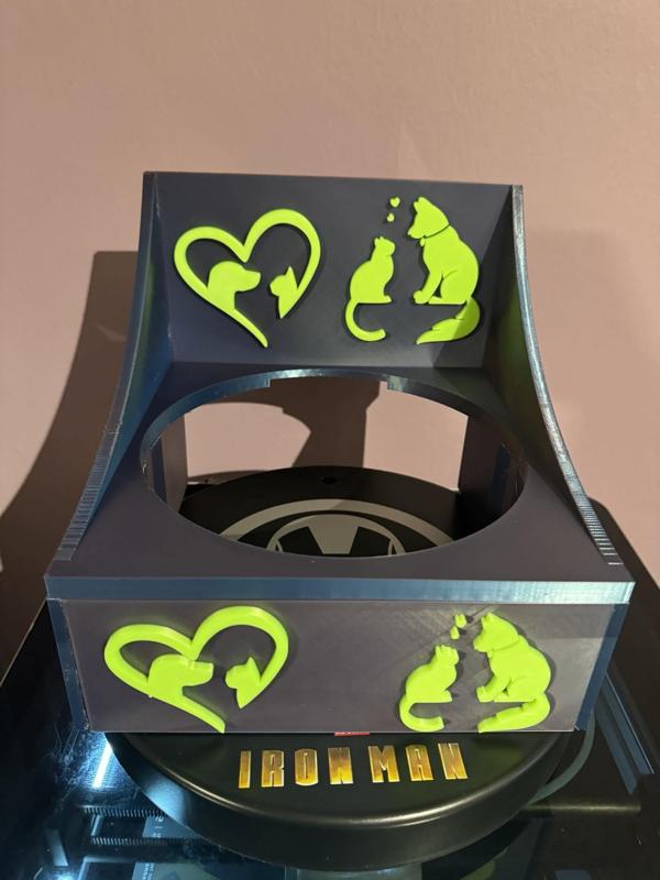 Cat and dog bowl holder