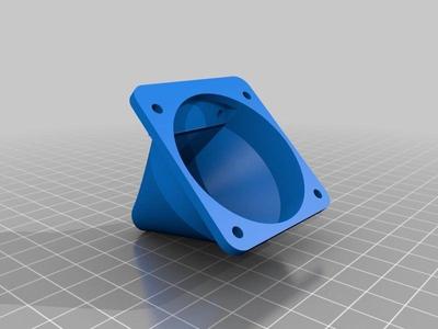 Geeetech i3 Pro B Cooling Fan Duct, 40mm holes (50mm fan)