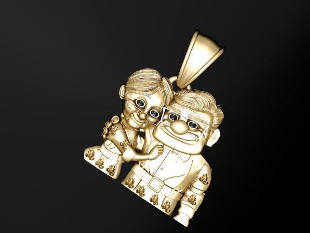 3D Love Pendant  3D printable model