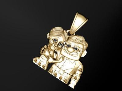 3D Love Pendant  3D printable model