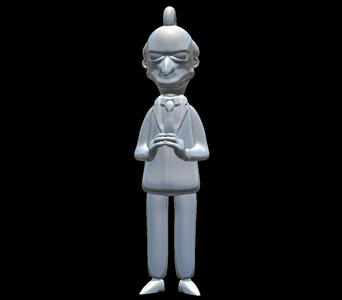 MR BURNS KEYCHAIN
