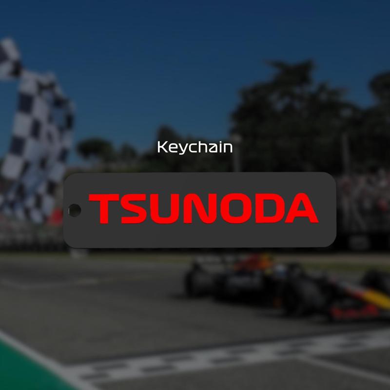 F1 Tsunoda Keychain