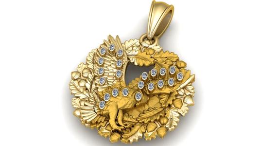 Eagle Pendant  3D printable model