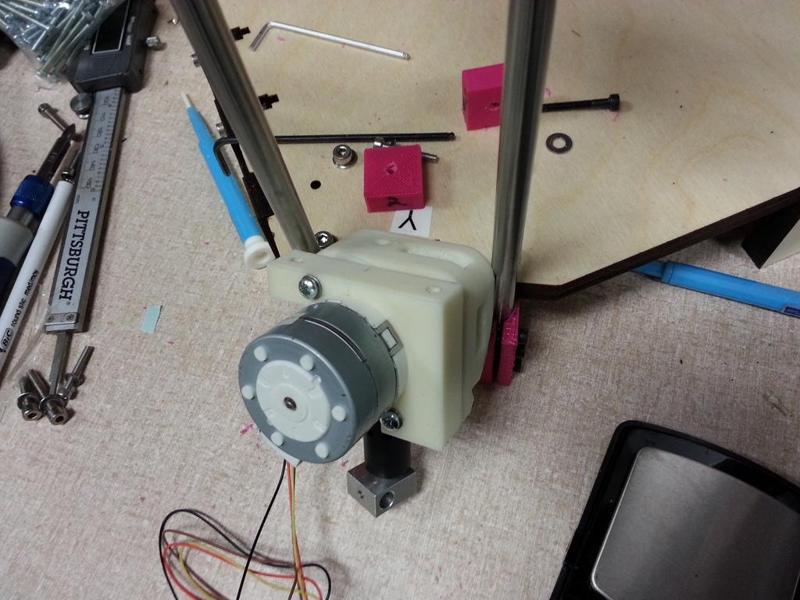 Rostock Micro Extruder Mount 