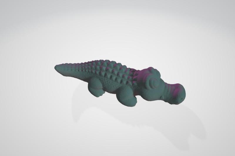 Crocodile toy - 3D Printable