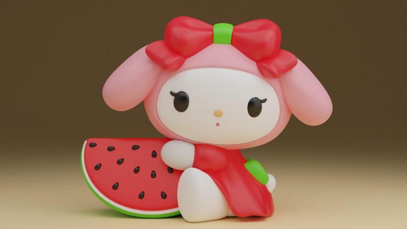 Melody sanrio summer figure