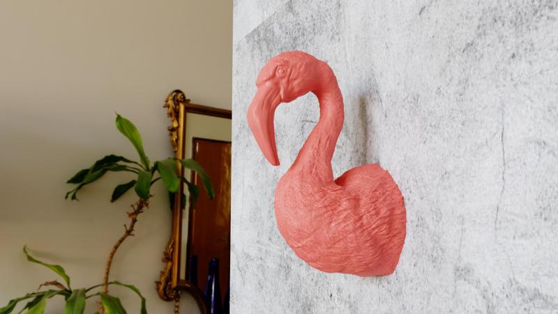 FLamingo wall mount stl 3d print file