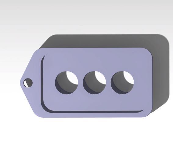 Idle Hands Project Logo Keychain - Logo to my website - #printaday