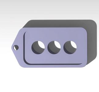 Idle Hands Project Logo Keychain - Logo to my website - #printaday