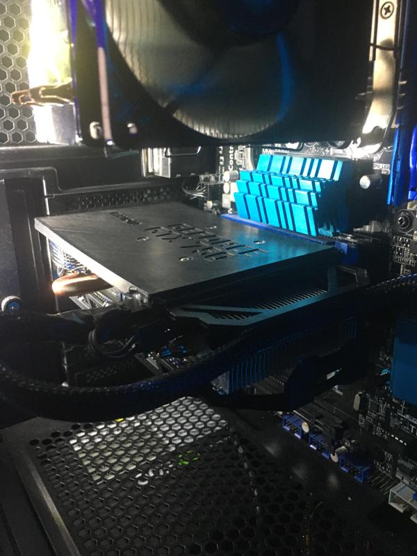 Back plate gtx 750 ti gygabyte