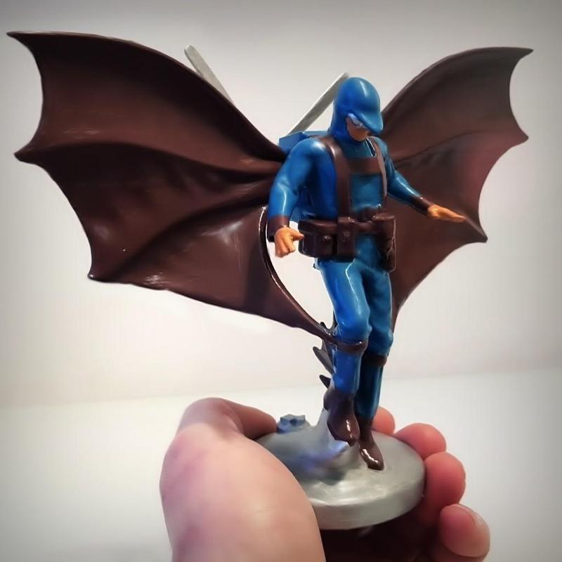 Steampunk SuperHeros. Flying policer,