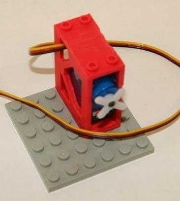 HiTEC HS-55 Micro Servo Brick Side Mount