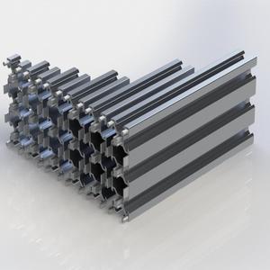 Profilati estrusi in alluminio 20mm x 60mm V-SLOT modulari
