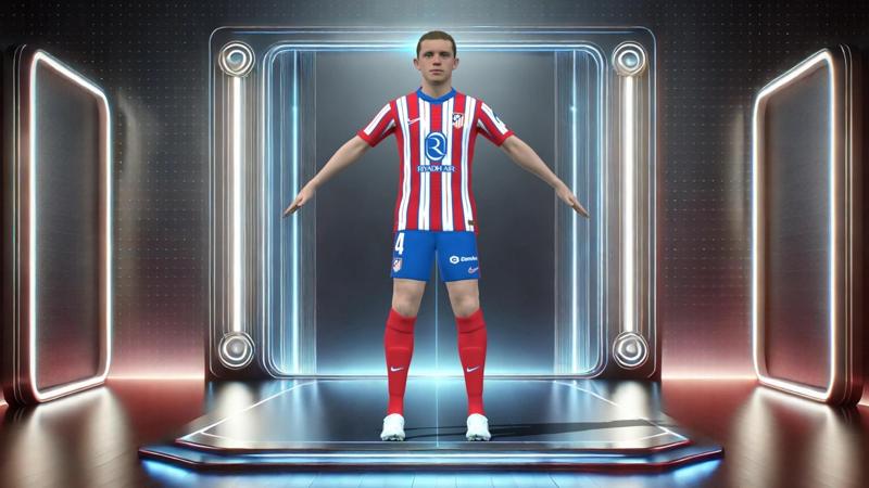 3D Rigged Conor Gallagher Atletico Madrid 2025