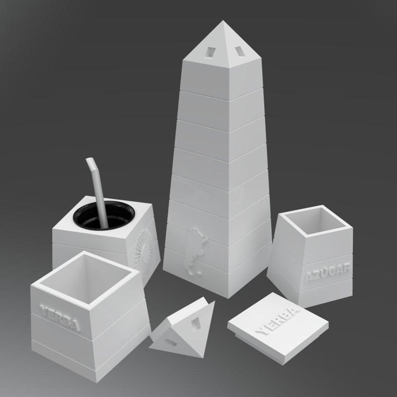 OBELISCO MATE SET / ARGENTINA