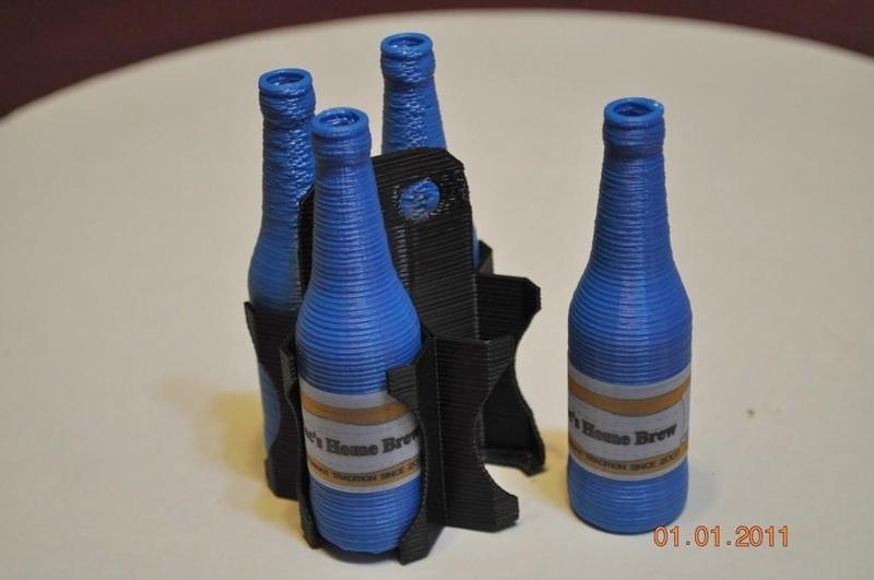 Four Pack carrier for beer bottle thing:5305