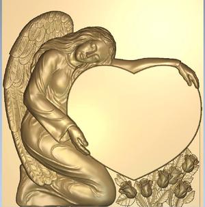 Funerar stone angel 4 stl.