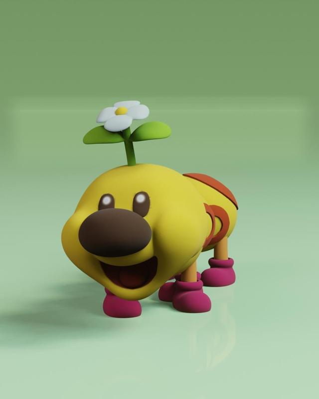 Wiggler Mario