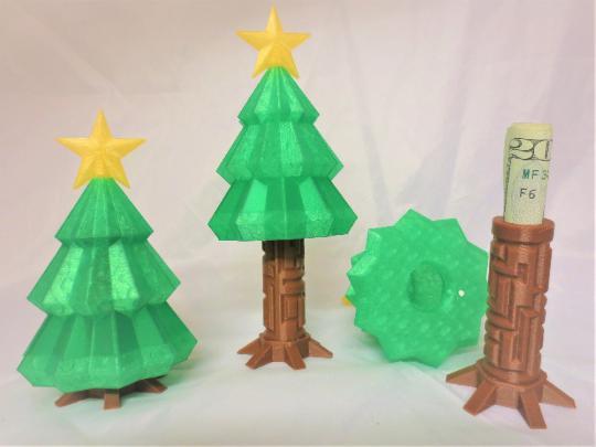Christmas Tree Money Maze Puzzle Tube