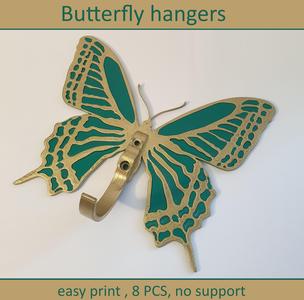 Butterfly hangers