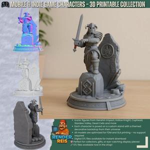 Nord Warrior Bust – 3D Printable Skyrim Statue